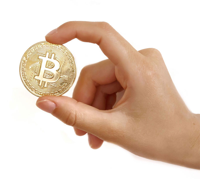 hand - bitcoin